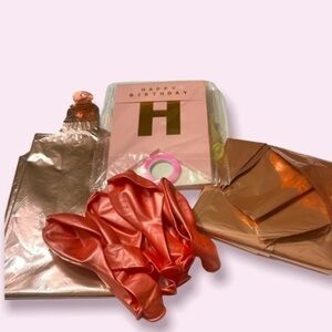Sweet 21st Happy Birthday Decoration Supplies Rose Gold Helium Latex Balloons